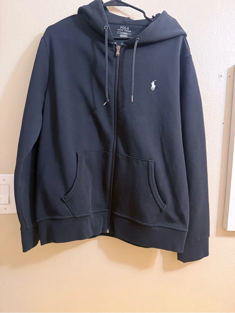 Polo by Ralph Lauren Navy Blue Full-Zip Hoodie